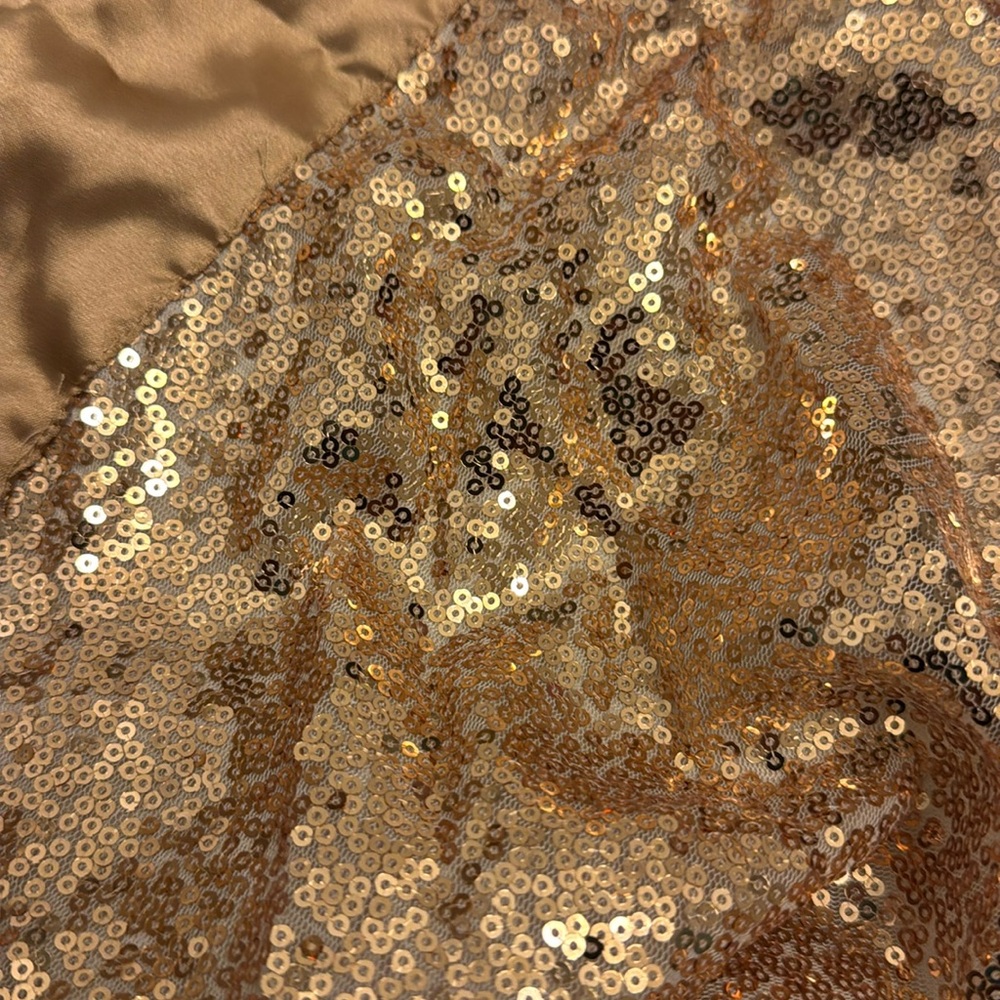 NWT NY&C Gold Sequence Coverup S